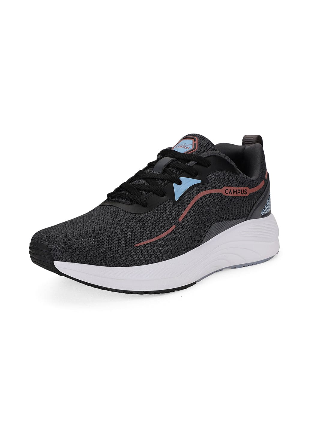 DOMINGO Grey Men's Running Shoes - Image 3