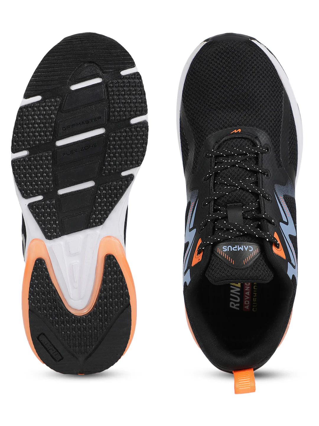 DOSE Black Men's Running Shoes - Image 6