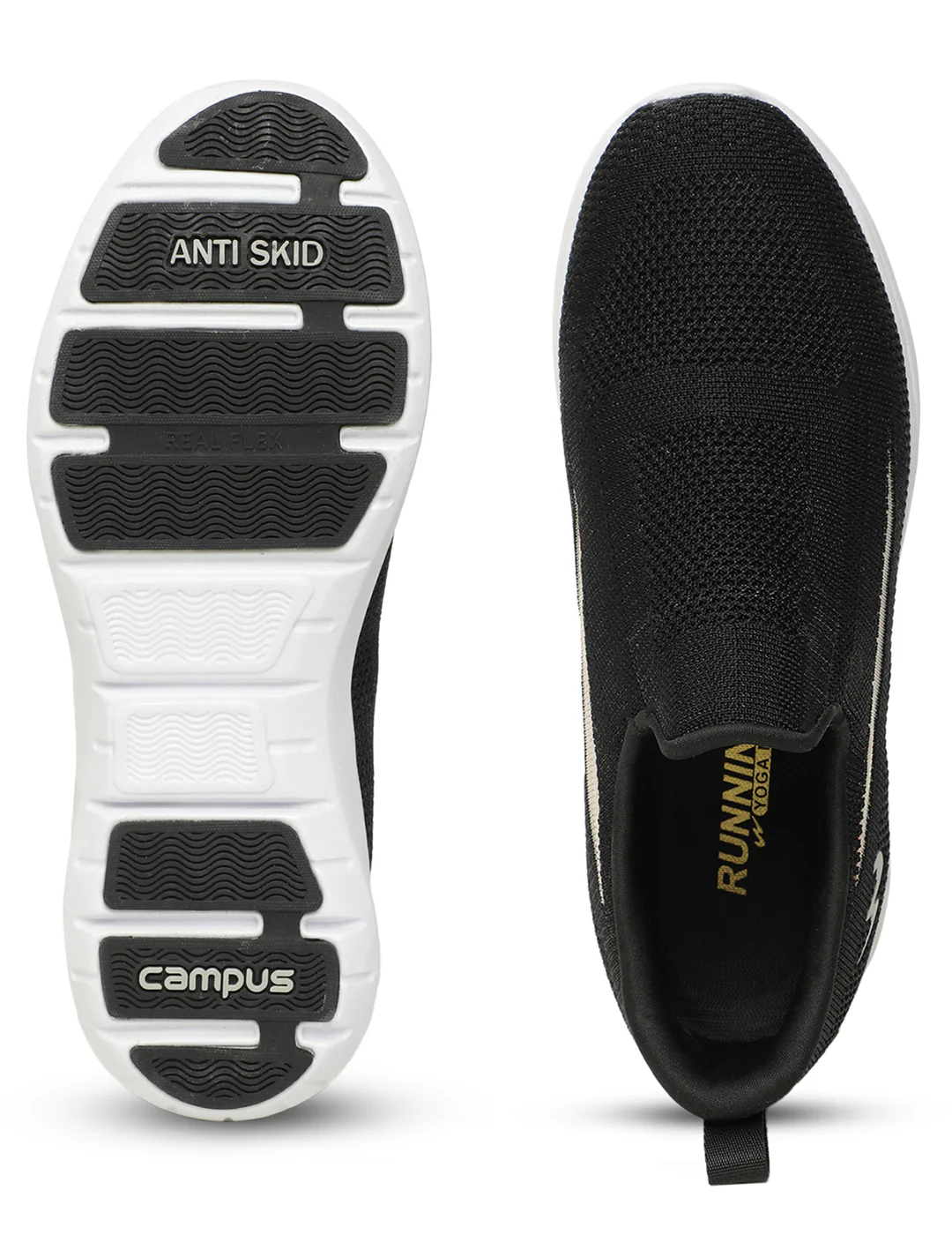 DRAFT Black Men's Walking Shoes - Image 5