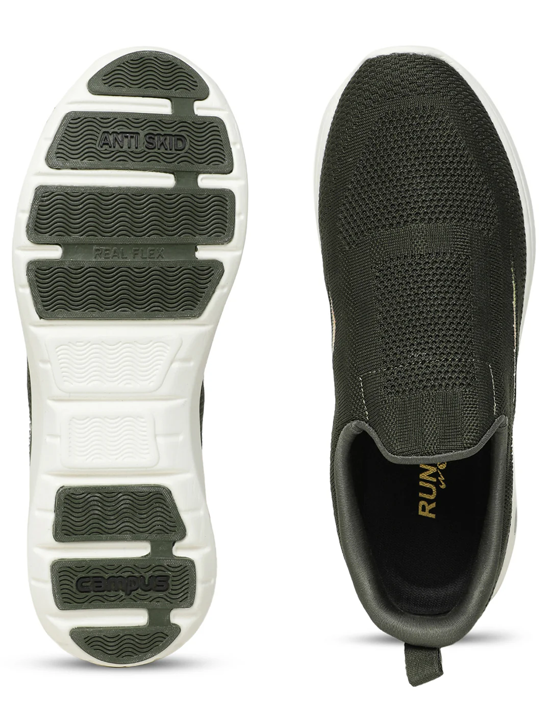 DRAFT Olive Men's Walking Shoes - Image 5