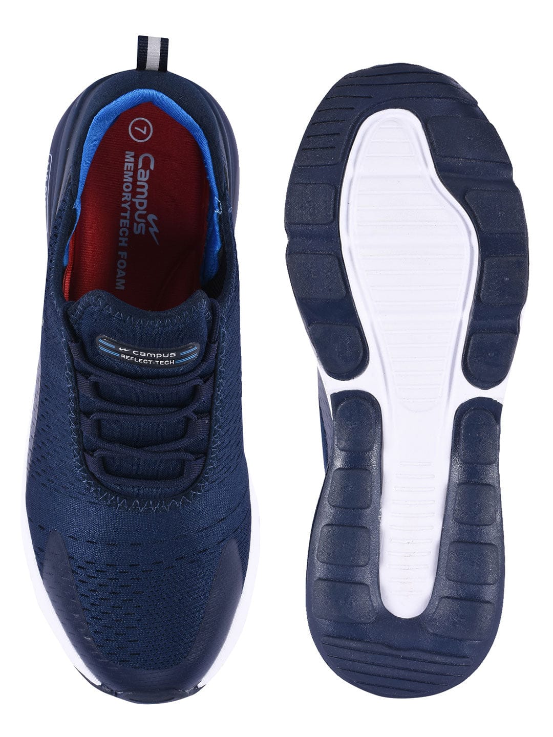 DRAGON Navy Men's Running Shoes - Image 4