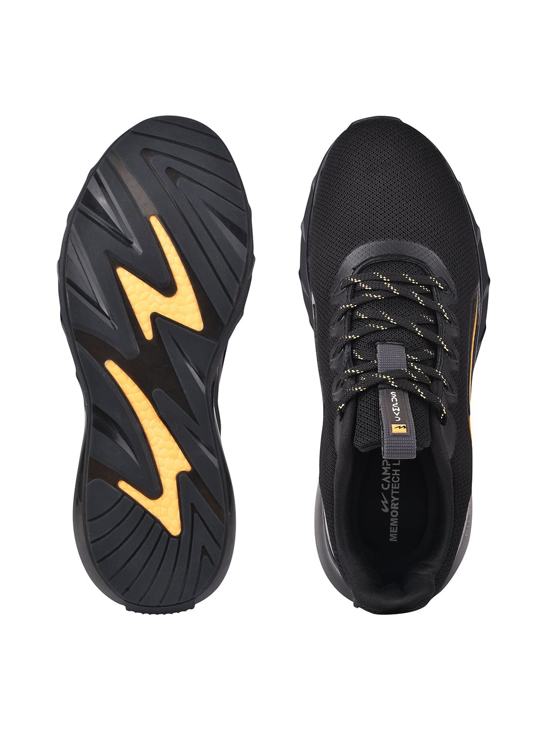 DREAMPLEX Black Men's Running Shoes - Image 4