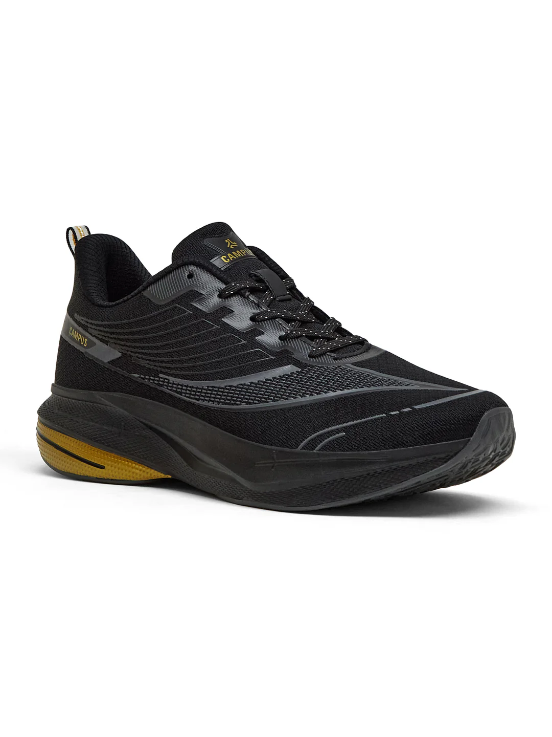 DRIVO Black Men's Running Shoes - Image 2
