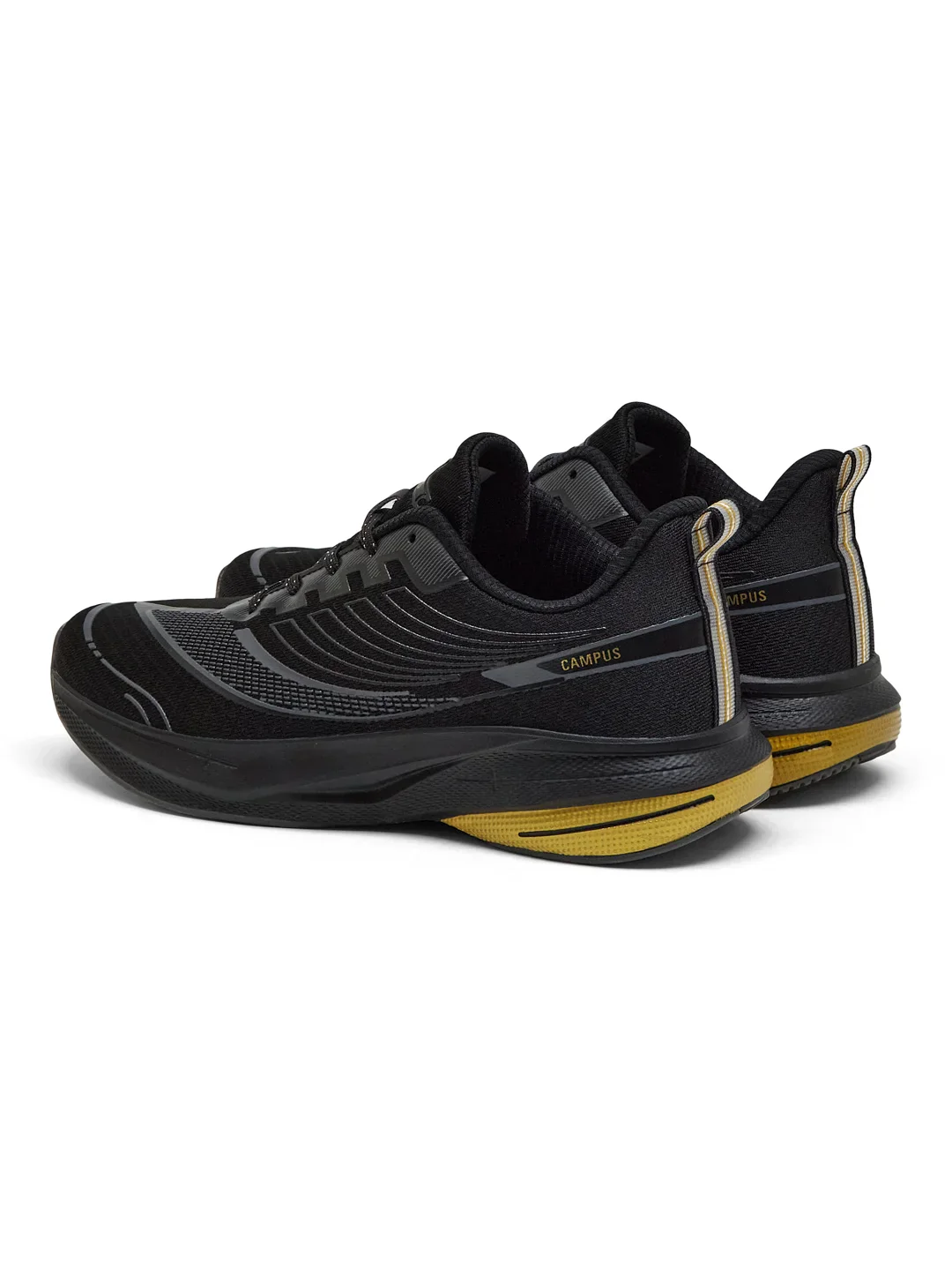 DRIVO Black Men's Running Shoes - Image 5