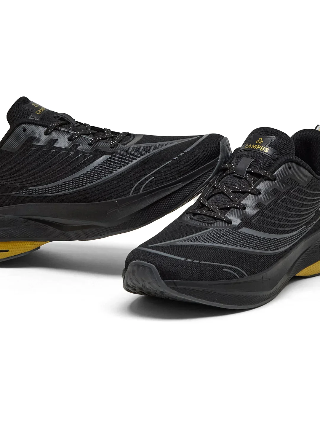 DRIVO Black Men's Running Shoes - Image 7