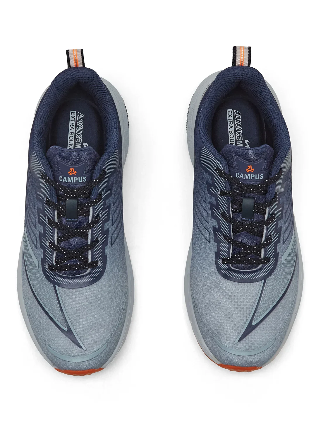 DRIVO Grey Men's Running Shoes - Image 6