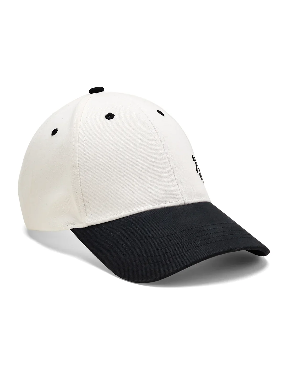 Dual Color Cotton Off White Unisex Cap - Image 5