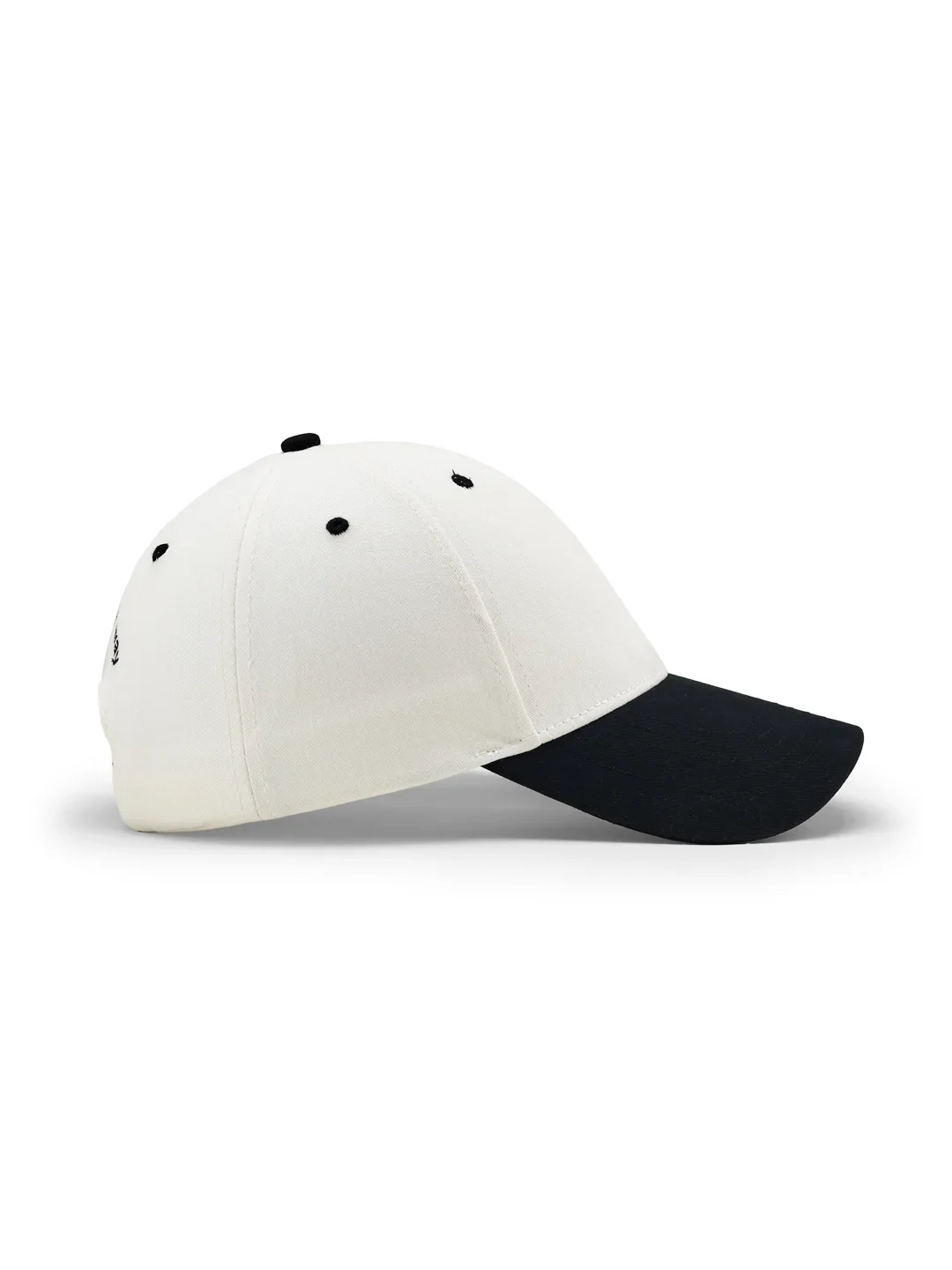 Dual Color Cotton Off White Unisex Cap - Image 6