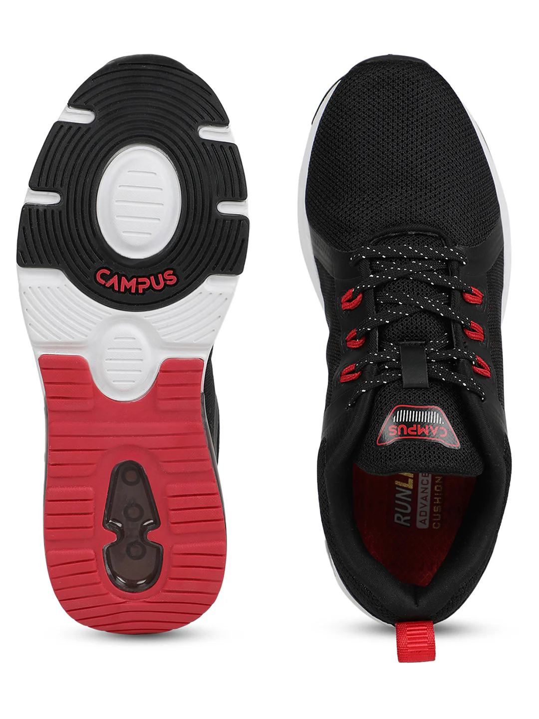 DUKE Black Men's Running Shoes - Image 4