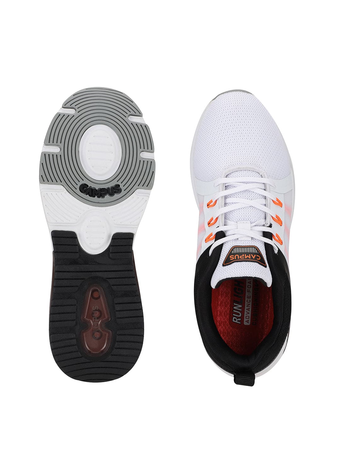 DUKE White Men's Running Shoes - Image 4