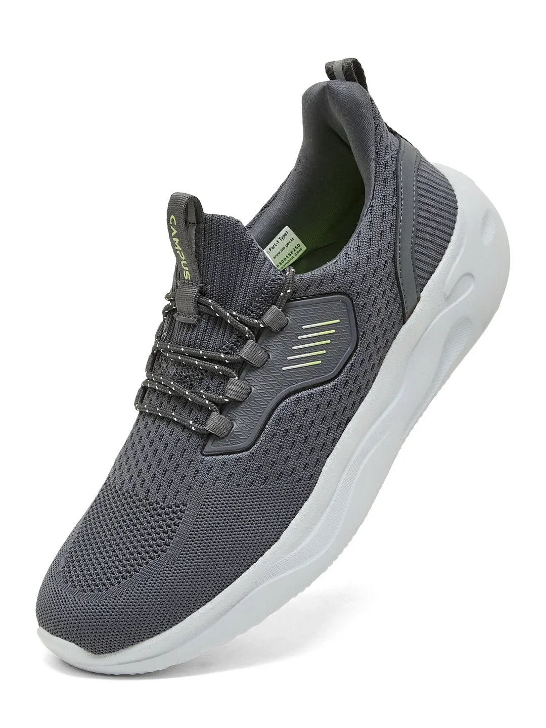 DUO Grey Men's Walking Shoes - Image 3