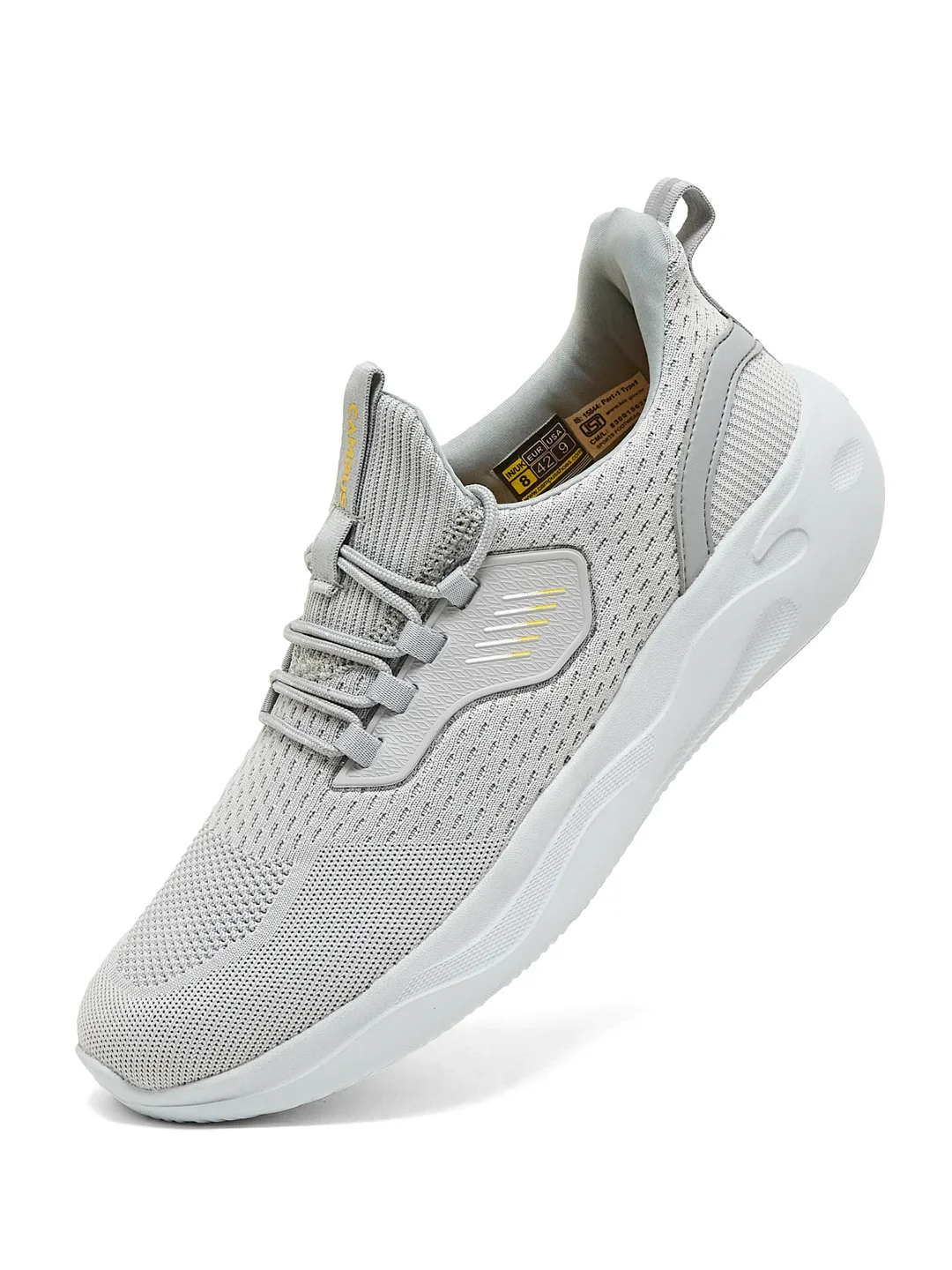 DUO Grey Men's Walking Shoes - Image 3