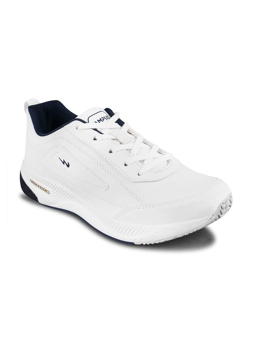 DUSK White Men's Running Shoes - Image 2