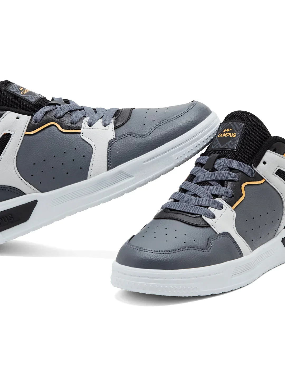 DWELT Grey Men's Sneakers - Image 7