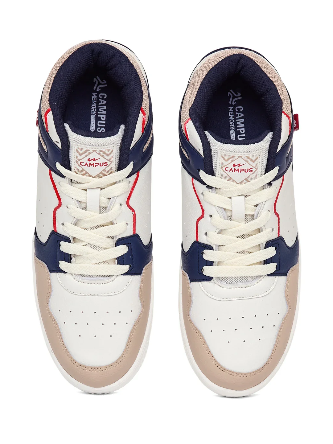 DWELT White Men's Sneakers - Image 6