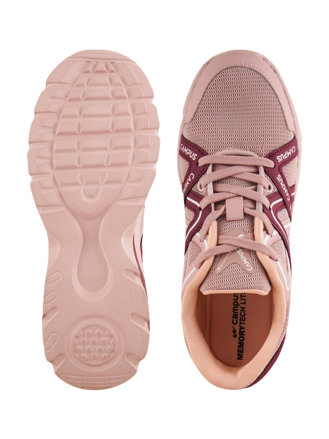 ELANA Peach Women's Sneakers - Image 4