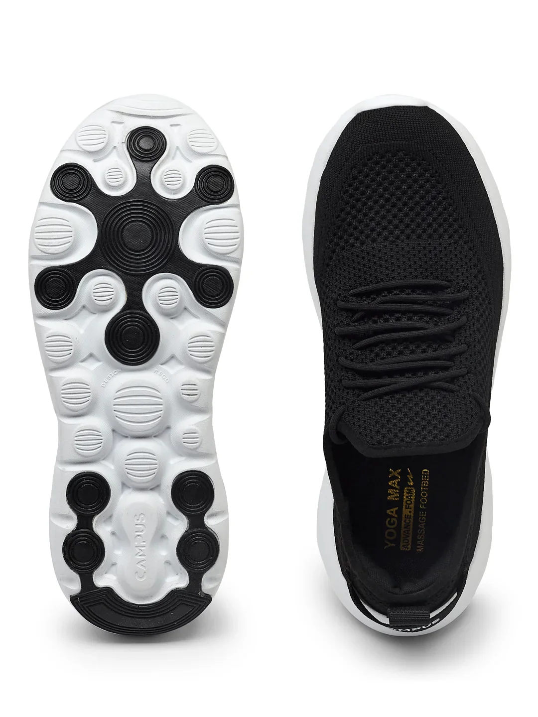 EMERGE Black Men's Walking Shoes - Image 4