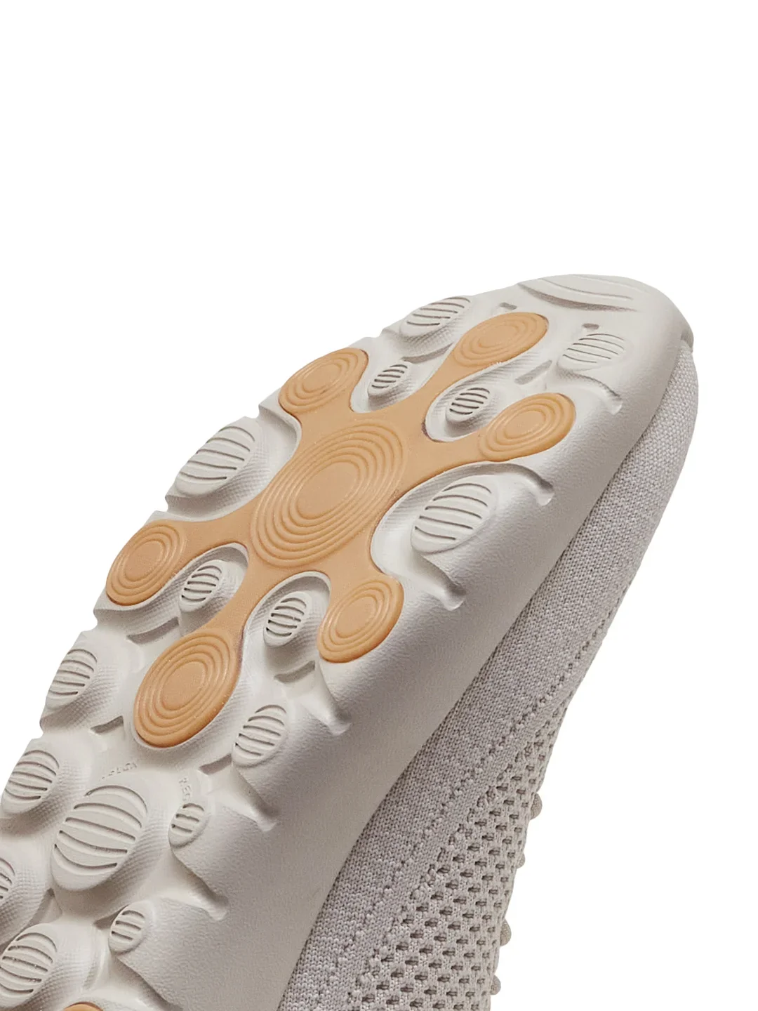 EMERGE Beige Men's Walking Shoes - Image 3