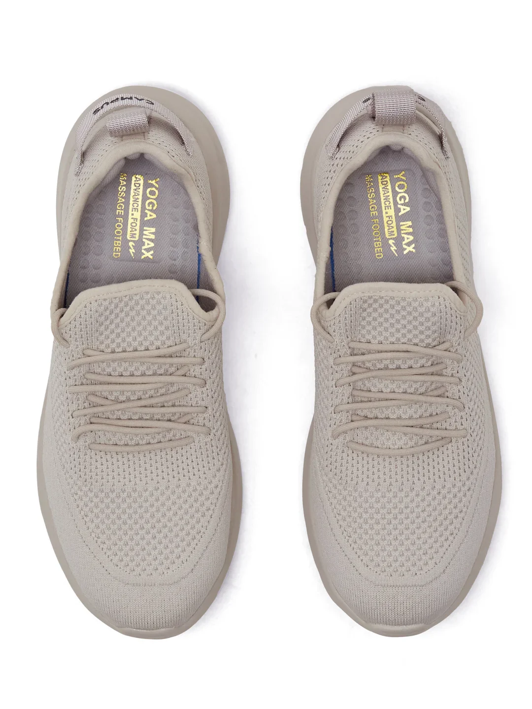 EMERGE Beige Men's Walking Shoes - Image 5