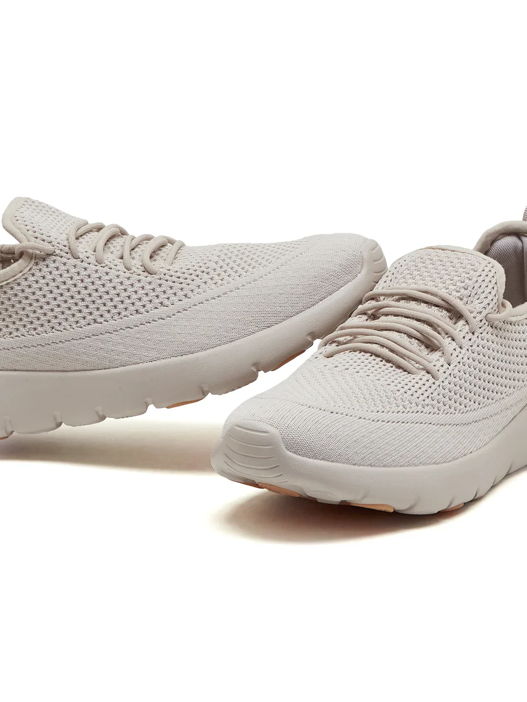 EMERGE Beige Men's Walking Shoes - Image 6