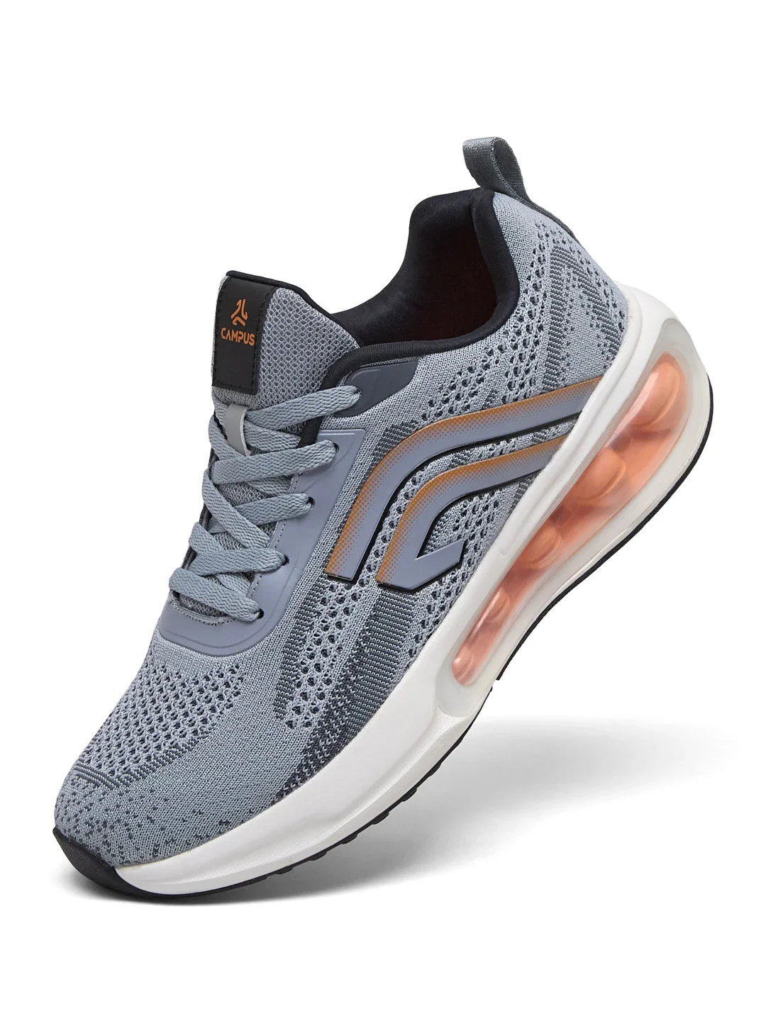 ENCLAVE Grey Men's Running Shoes - Image 3