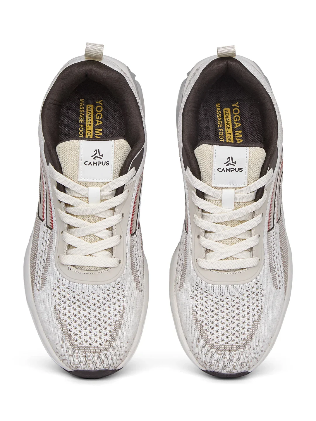 ENCLAVE Off White Men's Running Shoes - Image 6
