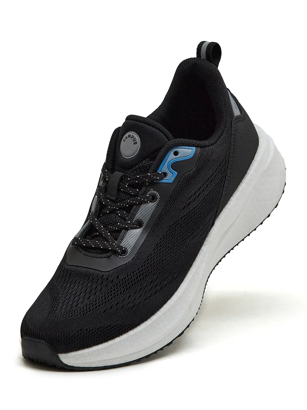 ENGIMA Black Men's Running Shoes - Image 3