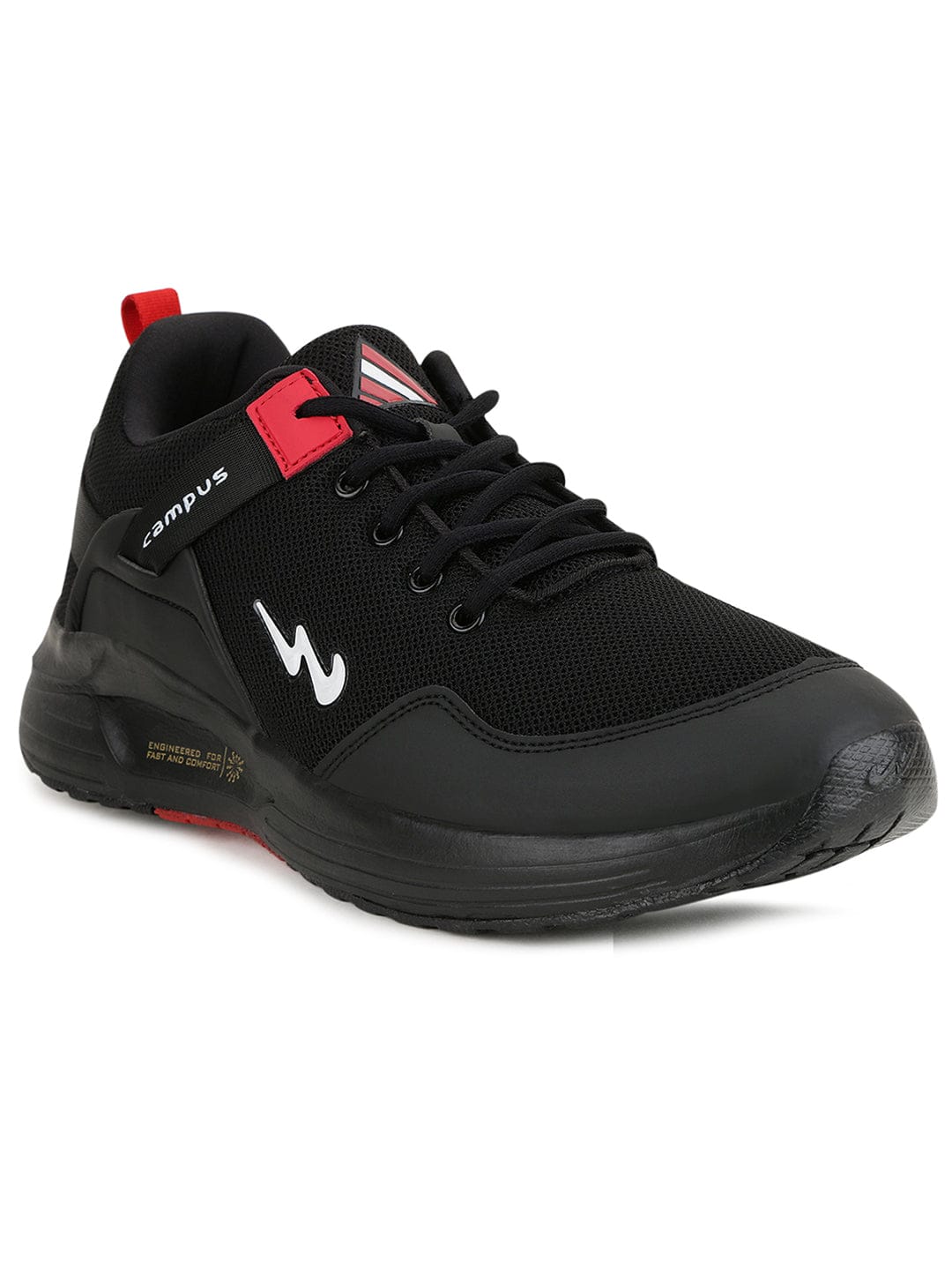 EUROPA Black Men's Running Shoes - Image 2