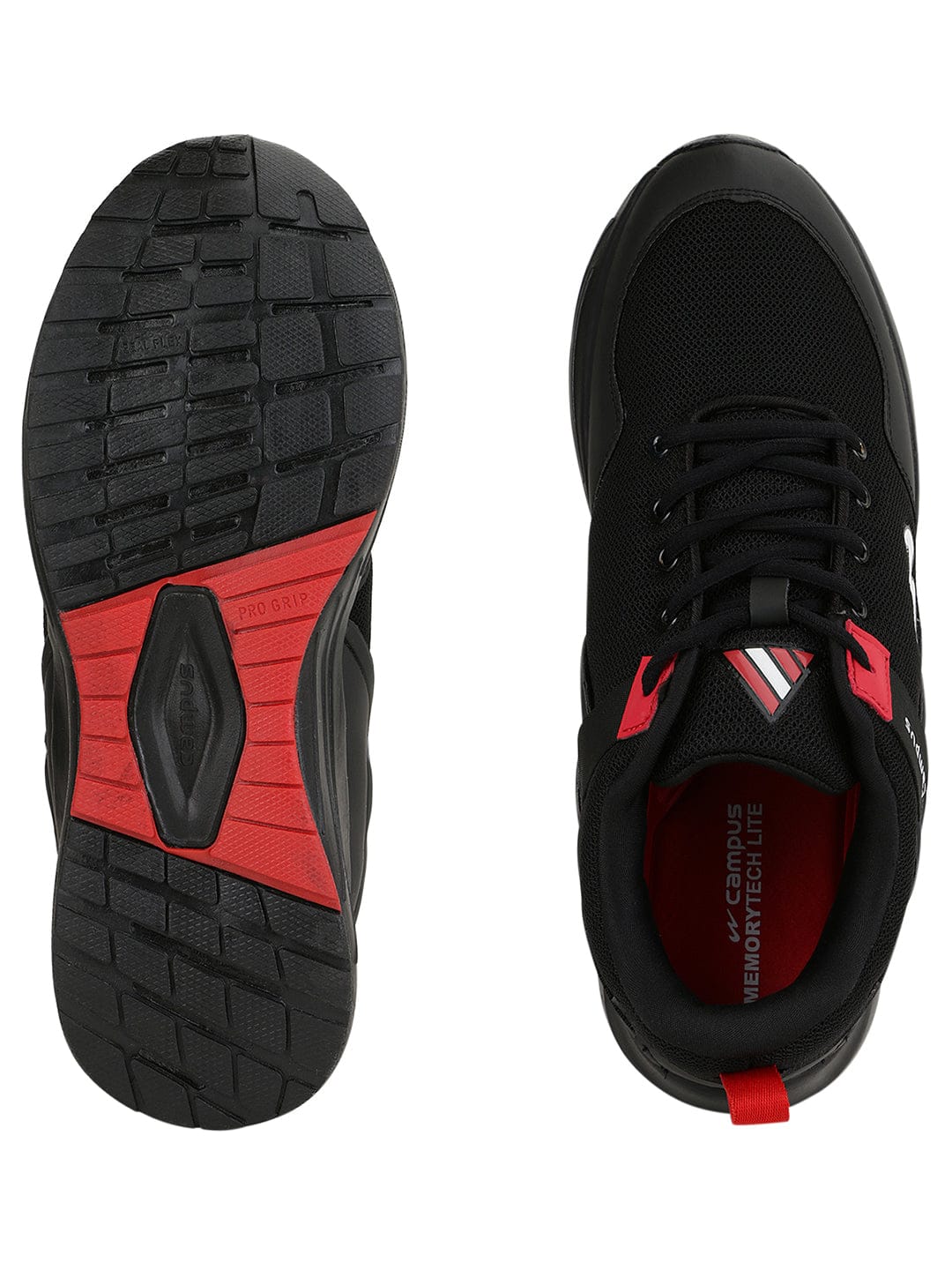 EUROPA Black Men's Running Shoes - Image 4