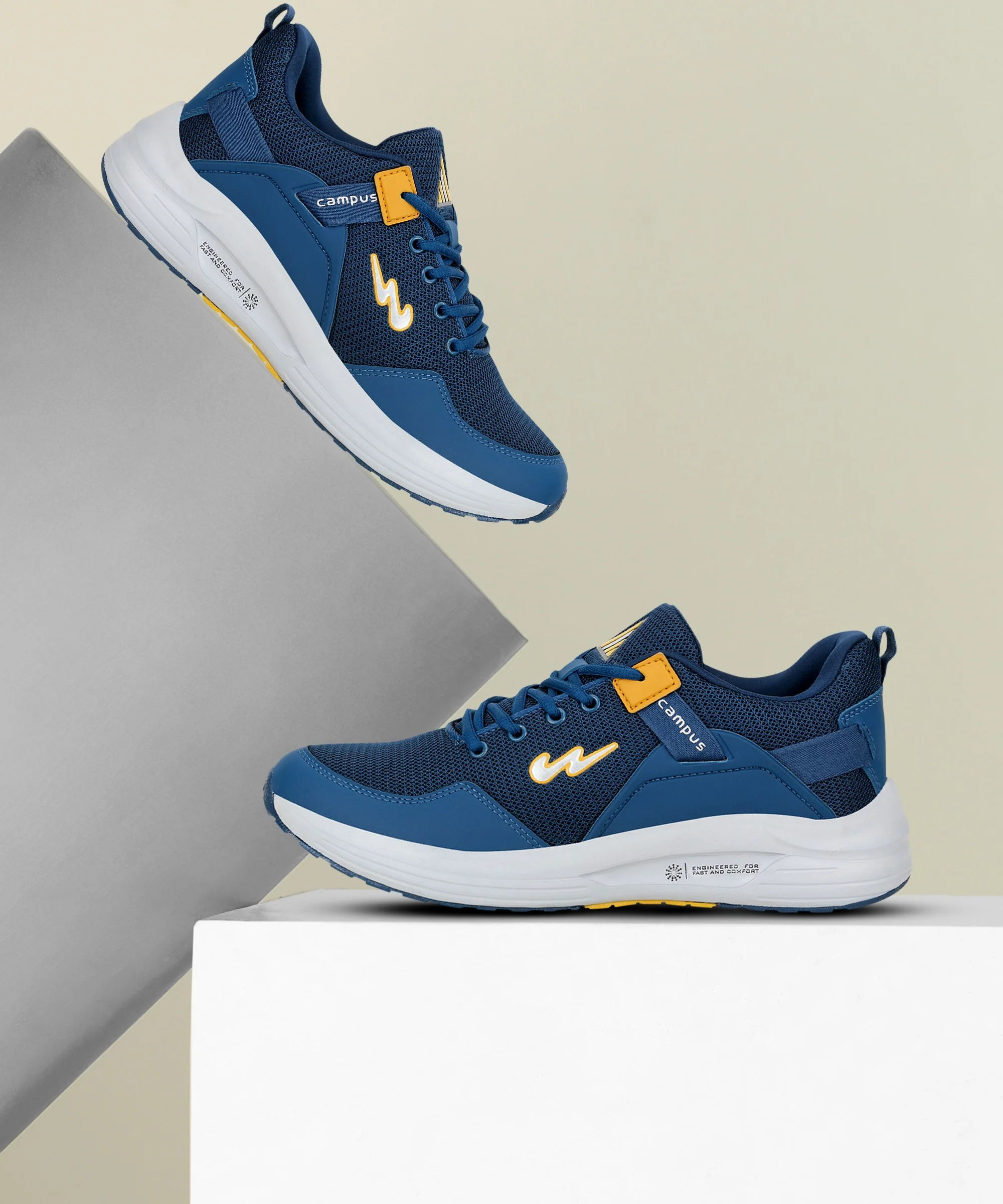 EUROPA Blue Men's Running Shoes - Image 5