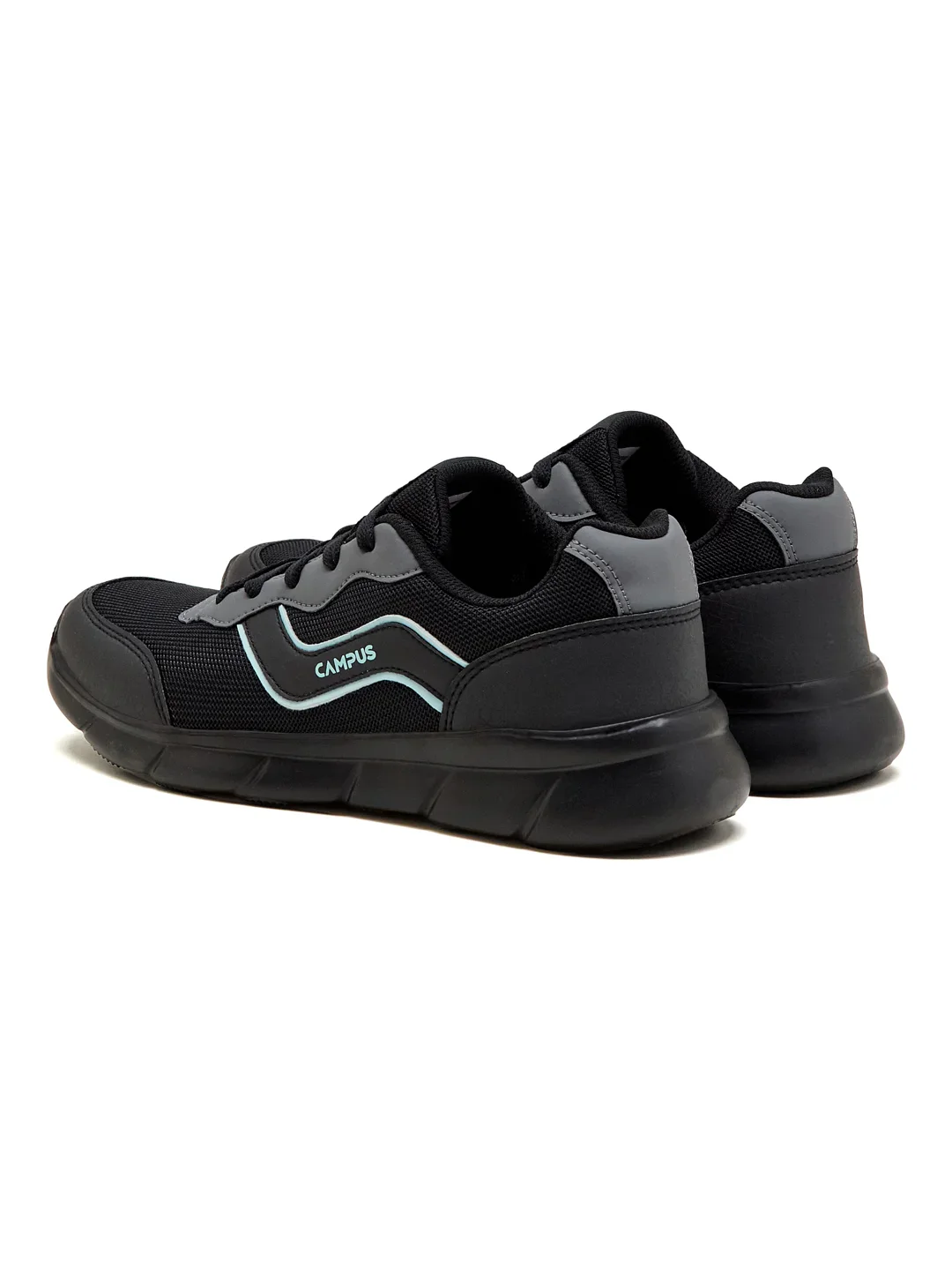 EVARO Black Men's Running Shoes - Image 5