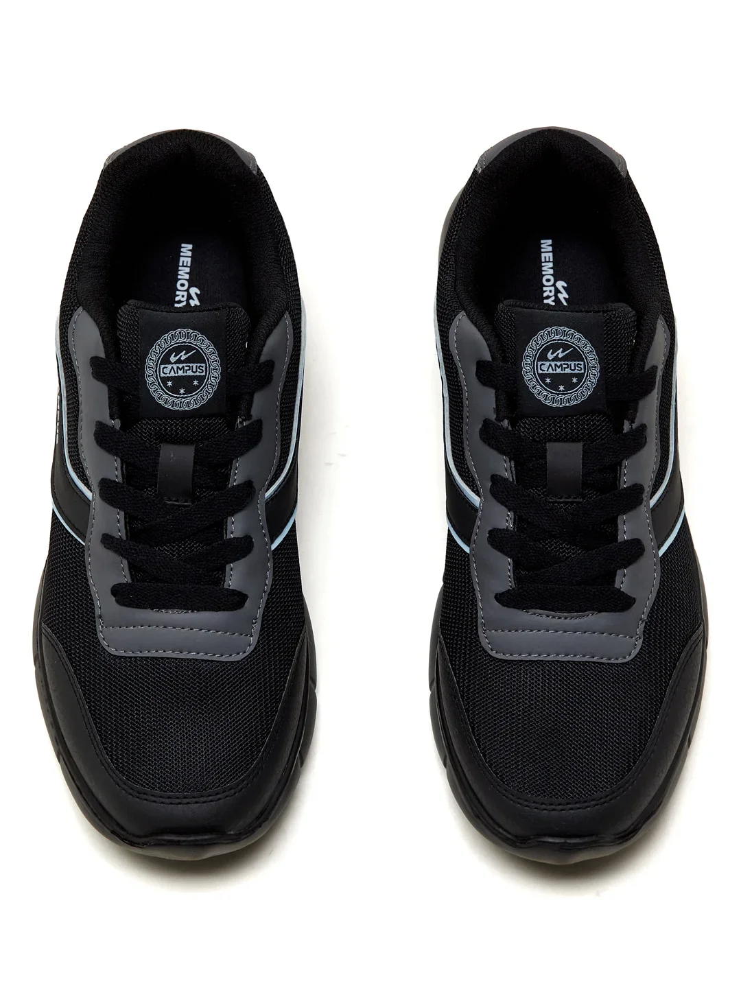 EVARO Black Men's Running Shoes - Image 6