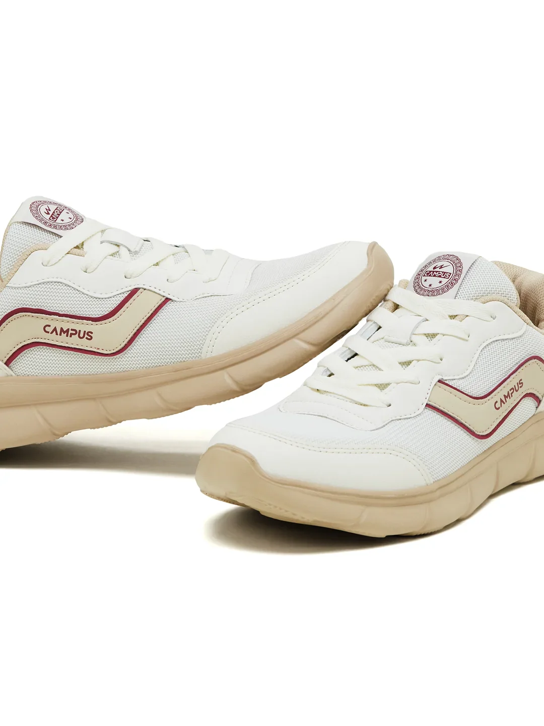 EVARO Off White Men's Running Shoes - Image 7