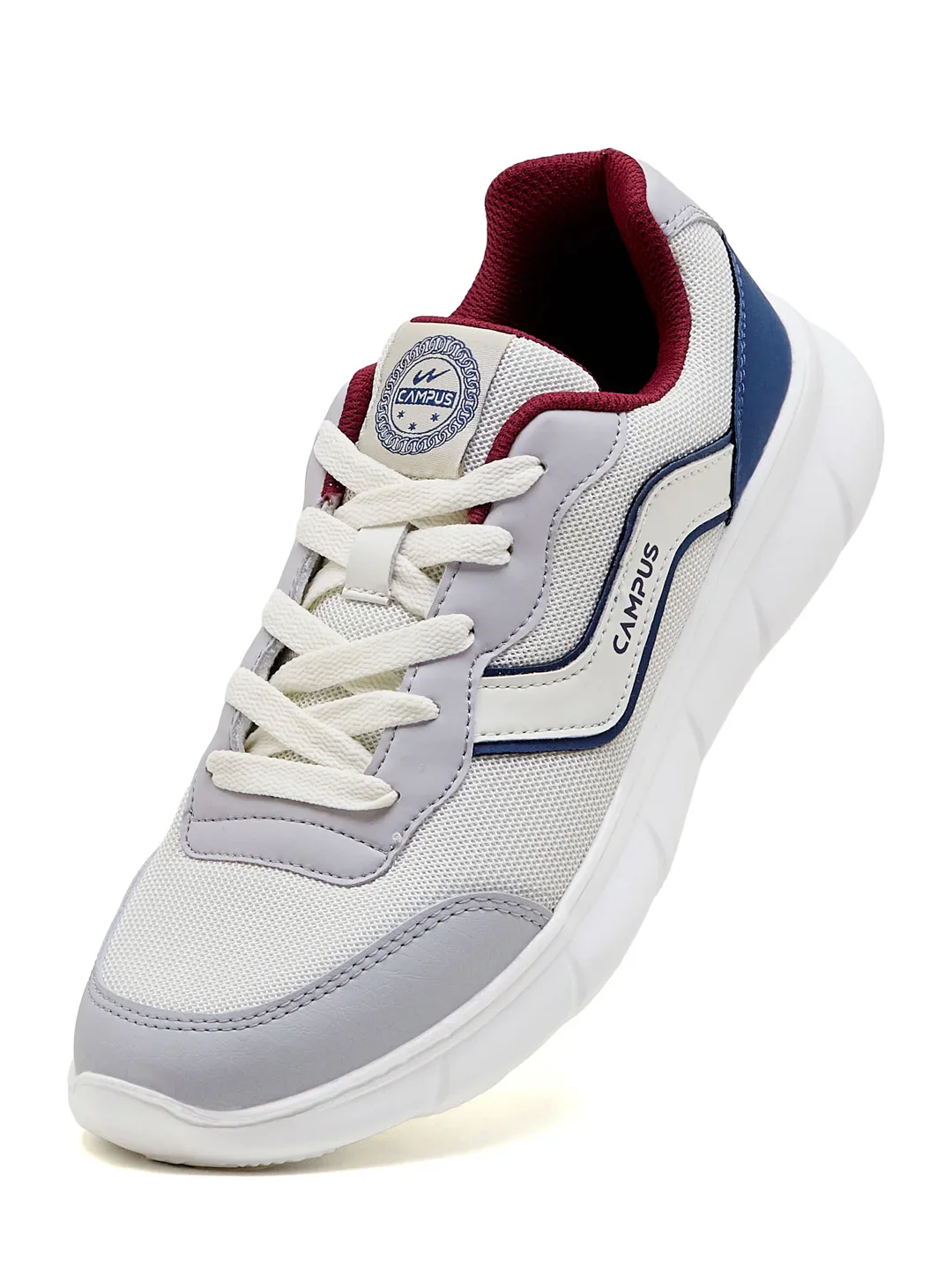 EVARO Off White Men's Running Shoes - Image 3