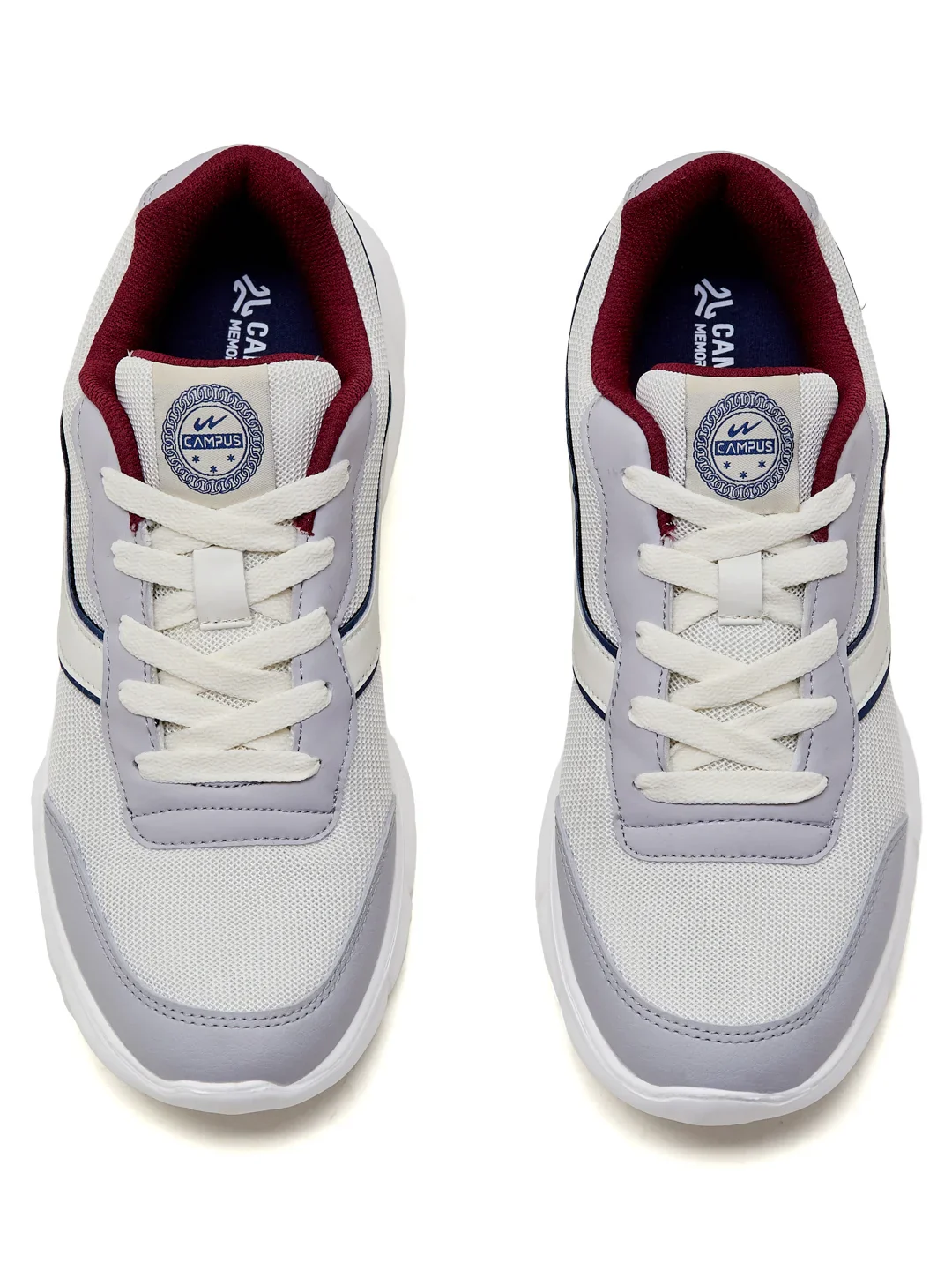 EVARO Off White Men's Running Shoes - Image 6