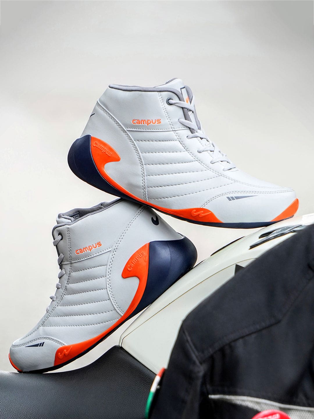 EVEREST Grey Men's Sneakers - Image 5