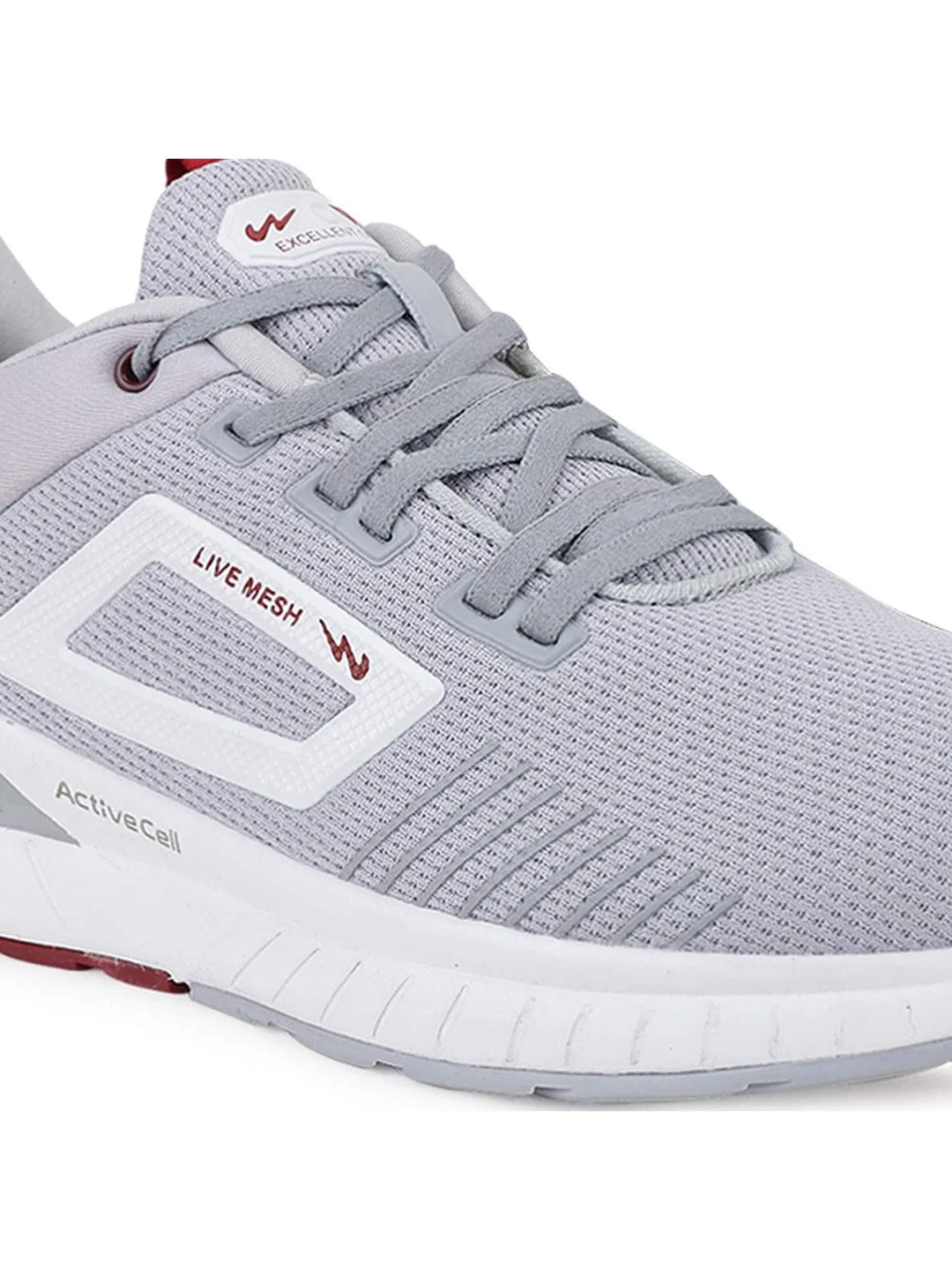 EVOK Grey Men's Sports Shoes - Image 5