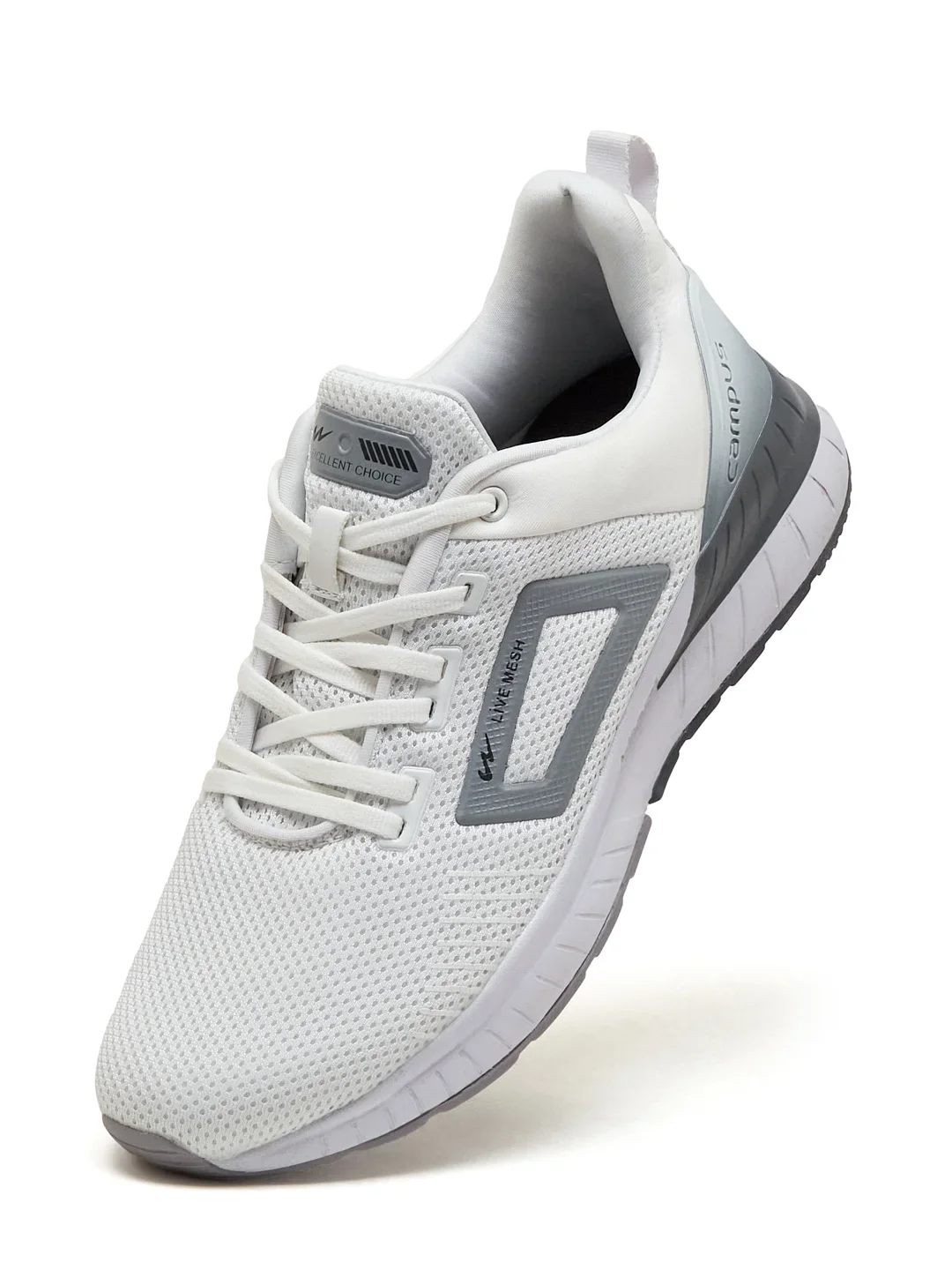 EVOK White Men's Running Shoes - Image 3