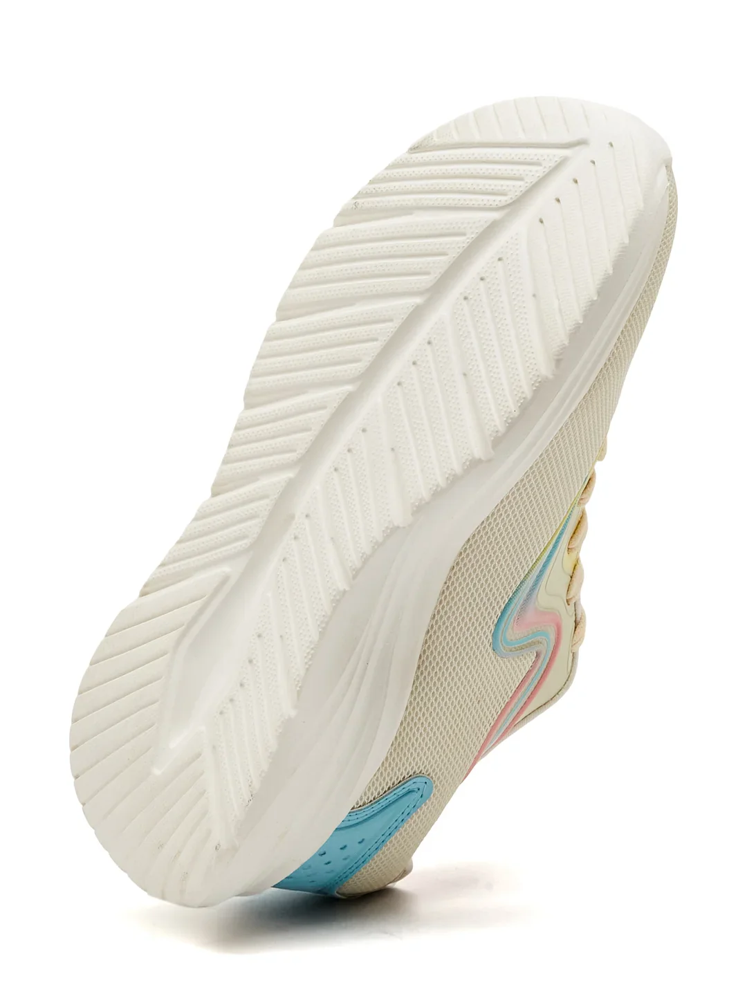 FABRA White Women's Running Shoes - Image 4