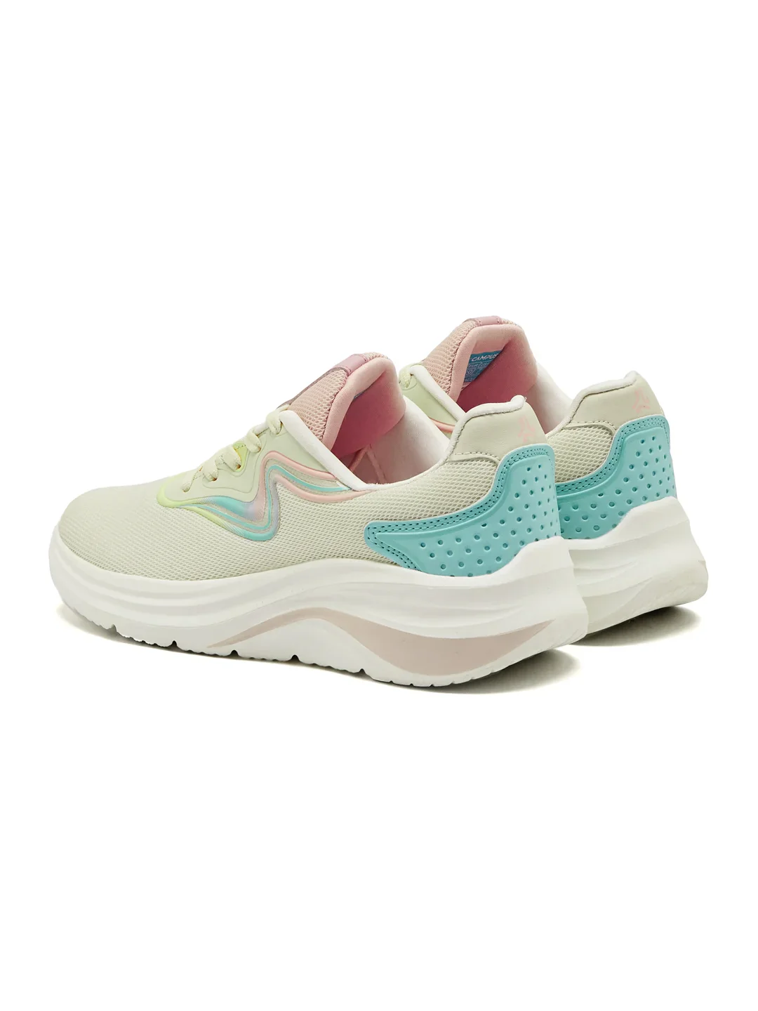 FABRA White Women's Running Shoes - Image 5