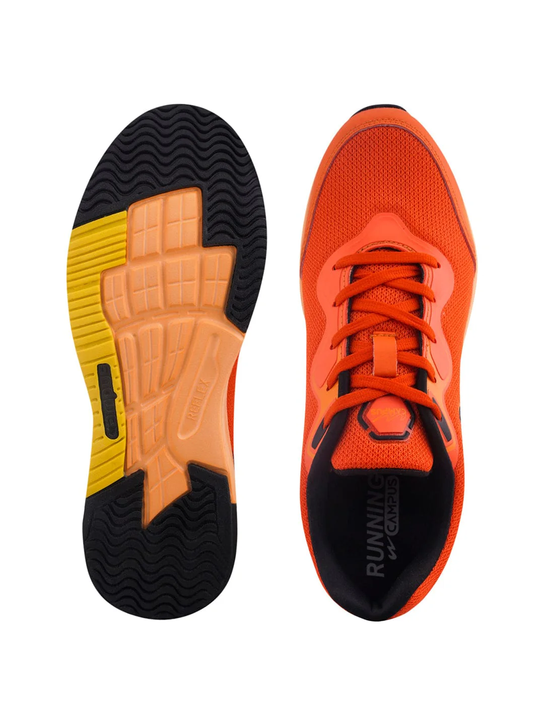 FANSHOE-2 Orange Men's Running Shoes - Image 4