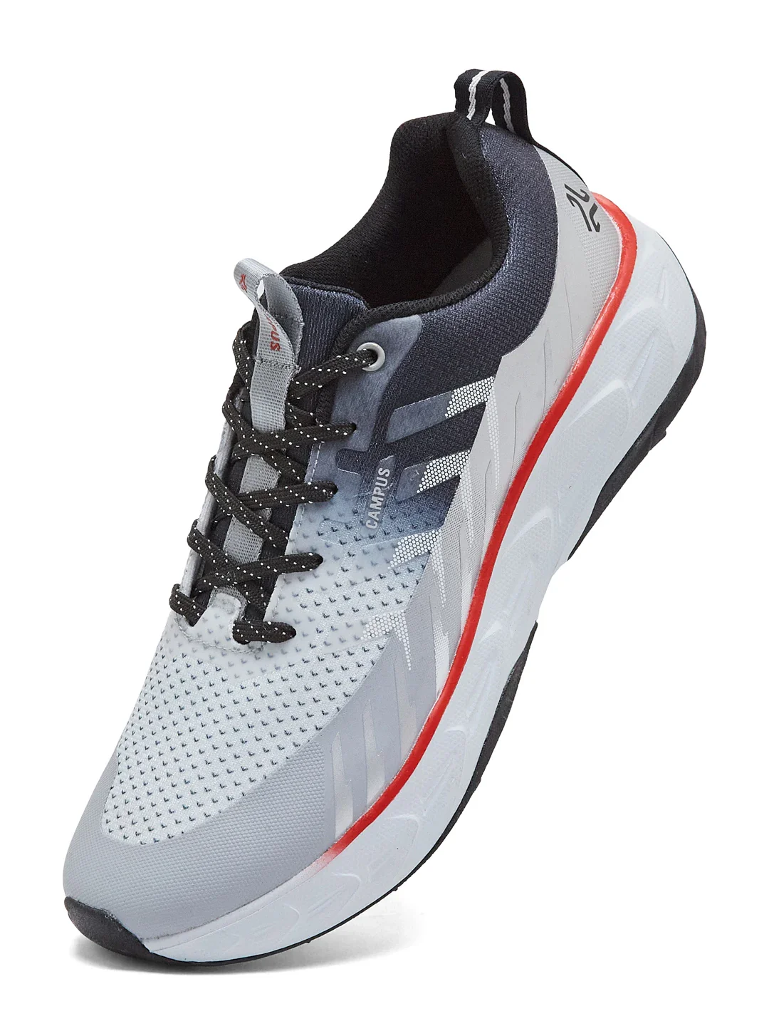 FASTRIK Grey Men's Running Shoes - Image 3