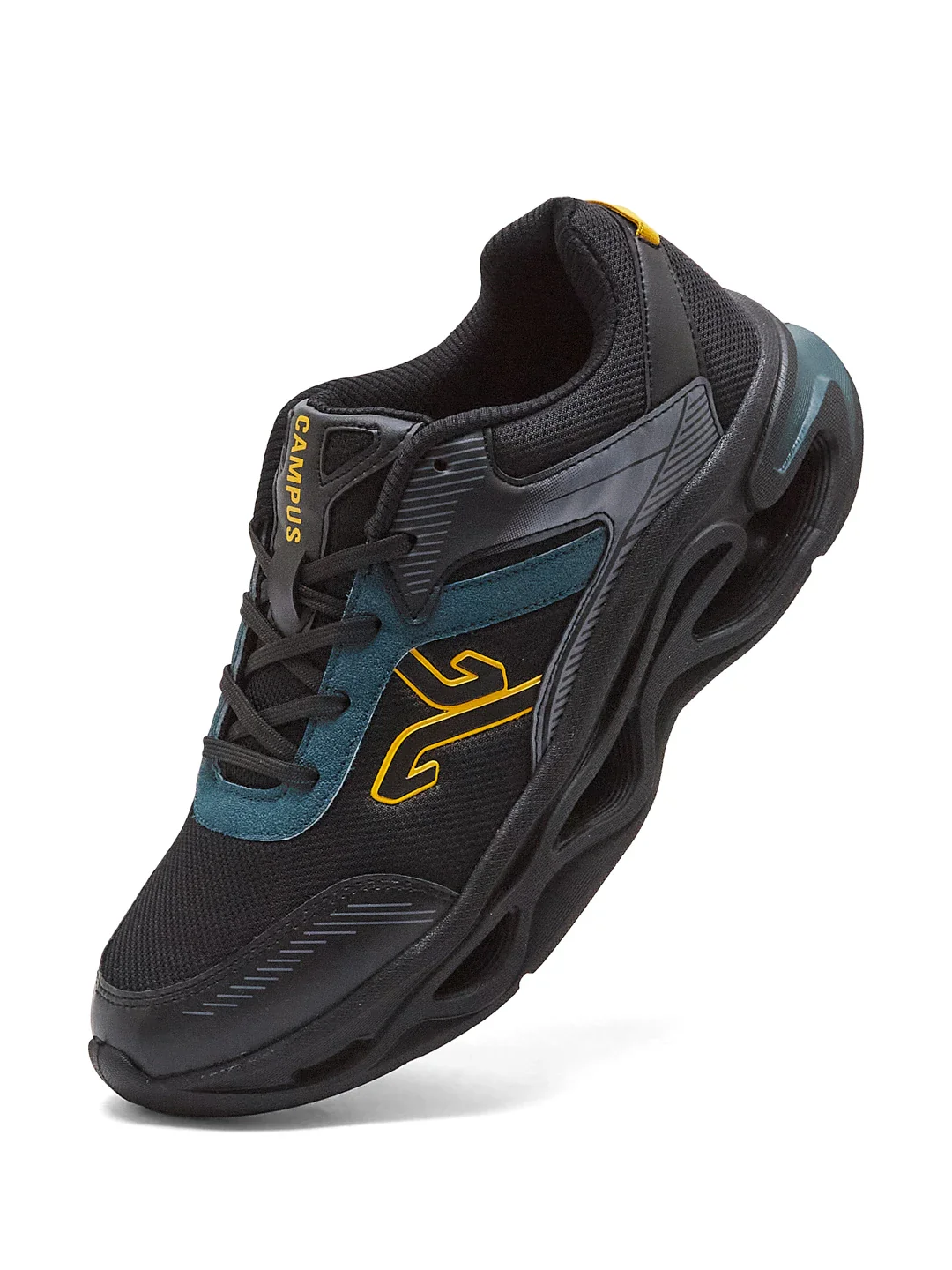 FEROX Black Men's Running Shoes - Image 3