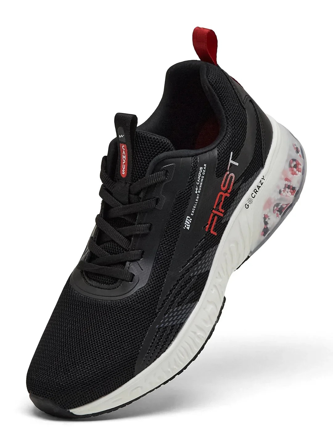 FIRST Black Men's Running Shoes - Image 3