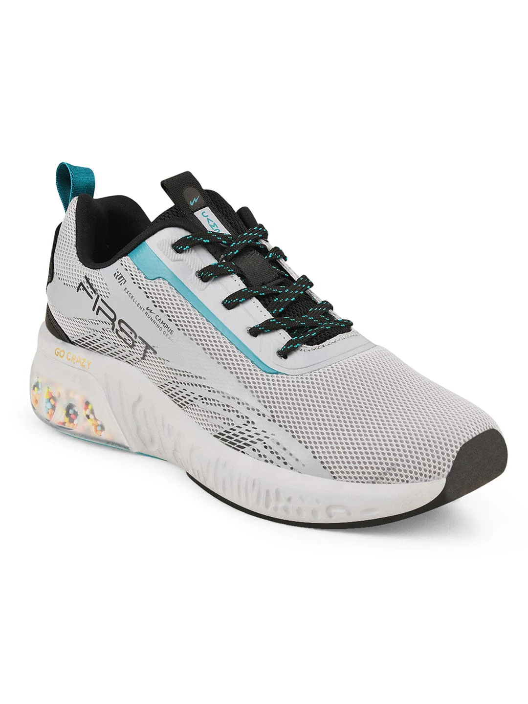 FIRST-CHILD Grey Child Running Shoes - Image 2