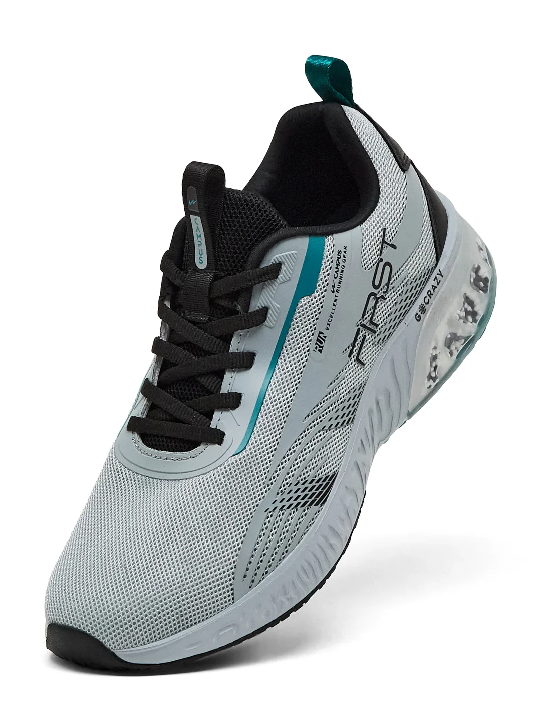 FIRST Grey Men's Running Shoes - Image 3