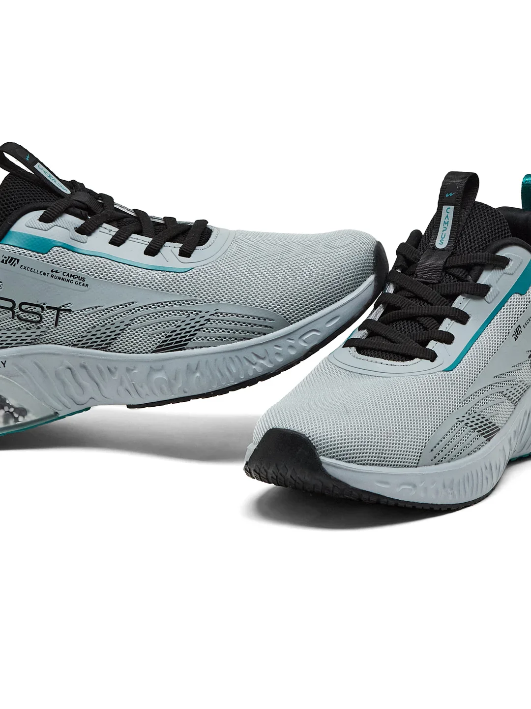 FIRST Grey Men's Running Shoes - Image 7