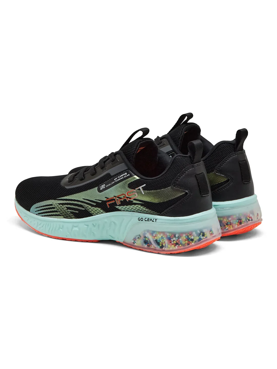 FIRST Black Men's Running Shoes - Image 5