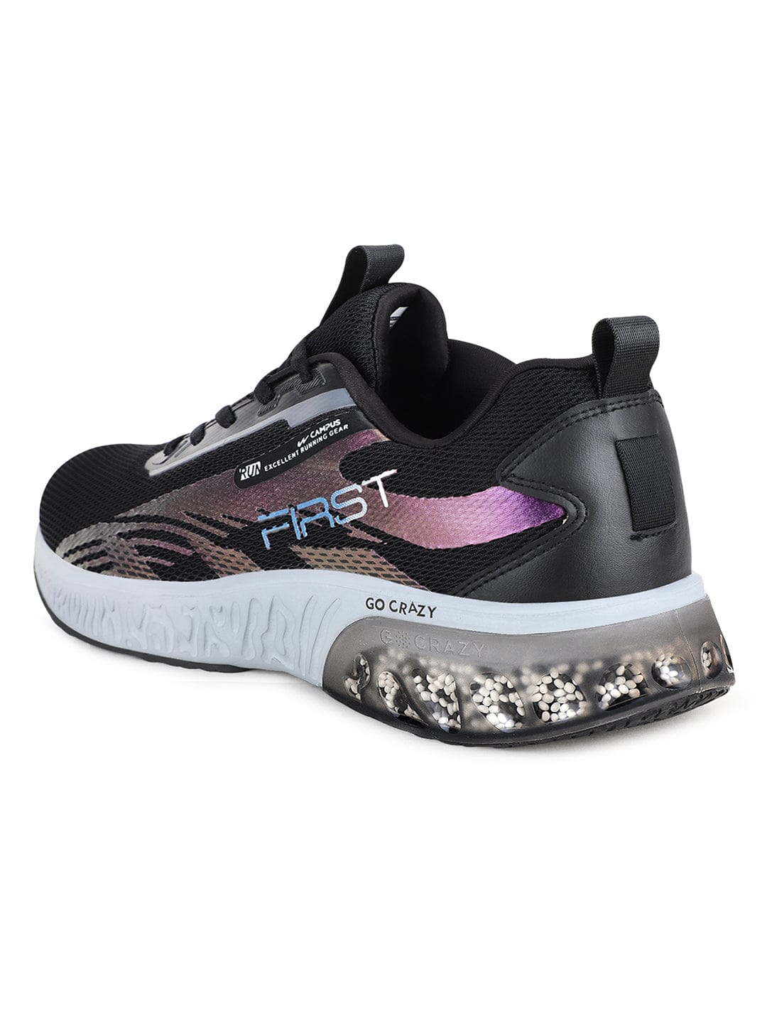 FIRST Black Men's Running Shoes - Image 4