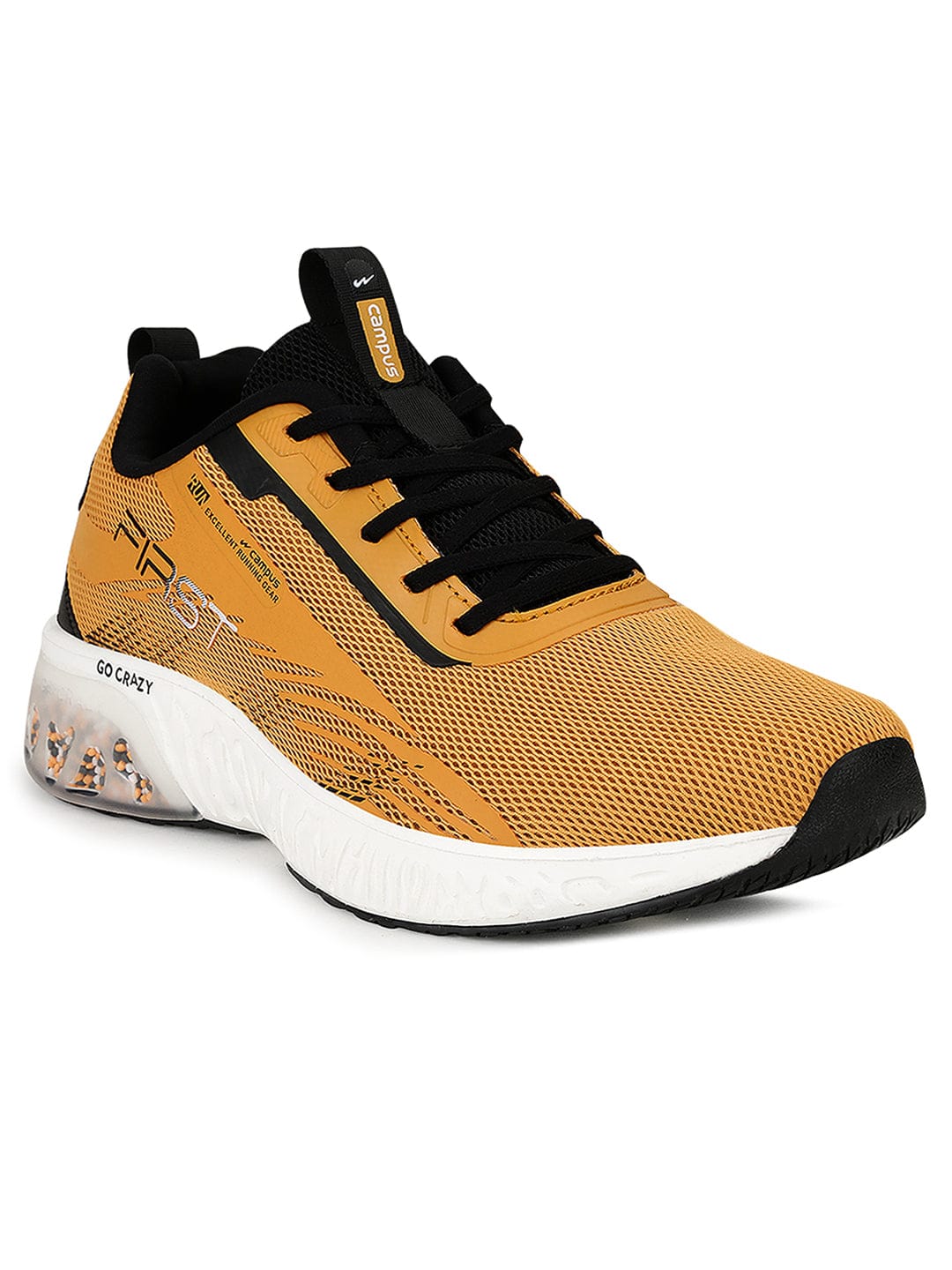 FIRST Yellow Men's Running Shoes - Image 3